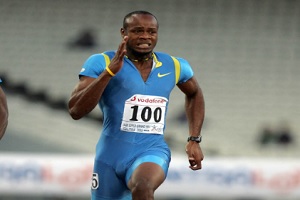 velocistas - foto de Asafa Powell