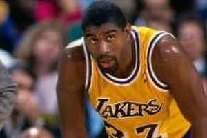 jugadores de baloncesto - foto de Magic Johnson